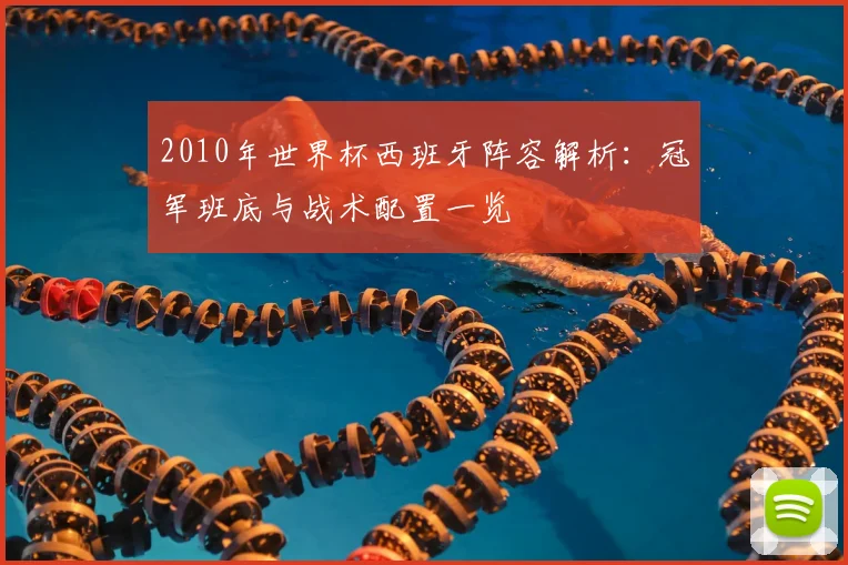 2010年世界杯西班牙阵容解析:冠军班底与战术配置一览